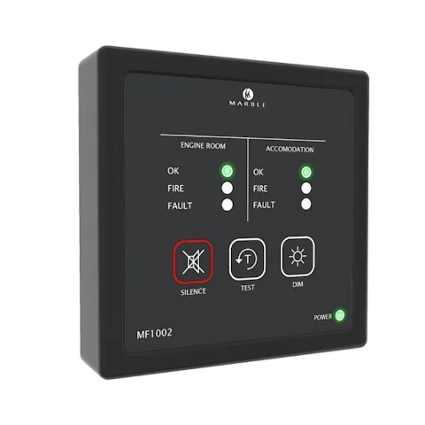 MF1002 two-zone fire alarm indicator for engine room and accommodation