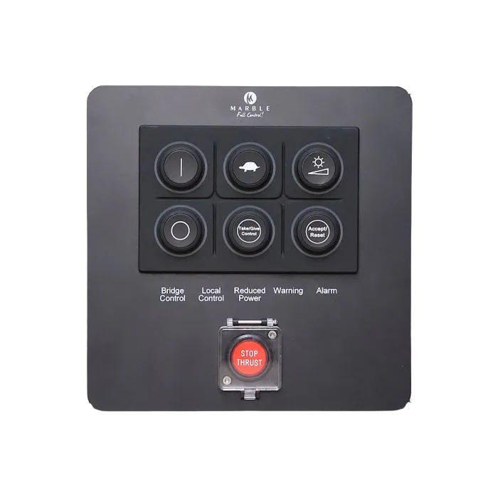 MS1100 thruster control keypad with bridge and local control buttons and Stop Thrust button