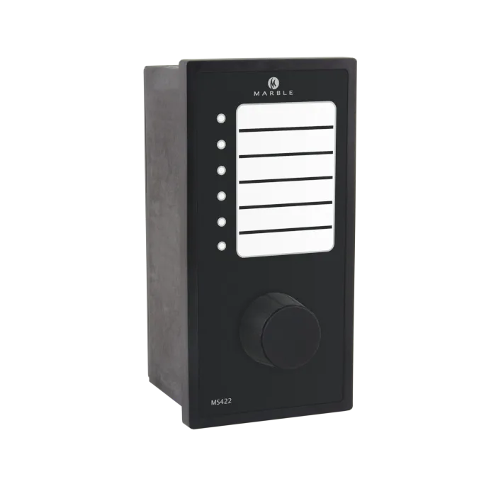 MS422 BNWAS selection switch with six officer LEDs and rotary selector knob